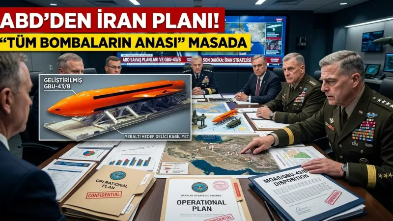 ABD’den İran Planı! “Tüm Bombaların Anası” Masada