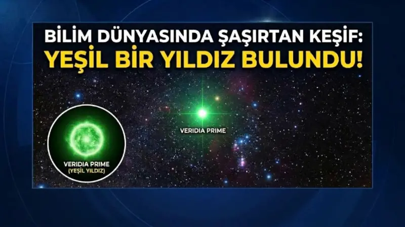 Bilim Dünyasında Şaşırtan Keşif: Yeşil Bir Yıldız Bulundu!