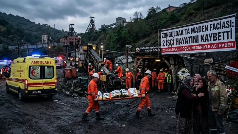 Zonguldak’ta Maden Faciası: 2 İşçi Hayatını Kaybetti