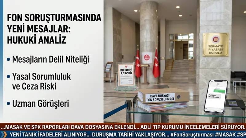 Fon Soruşturmasında Yeni Mesaj: Gönüllü İade Hukuki Sorumluluğu Kaldırmıyor
