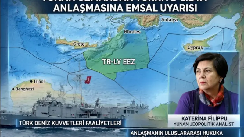 Yunan Uzmandan Türkiye-Libya Anlaşmasına Emsal Uyarısı