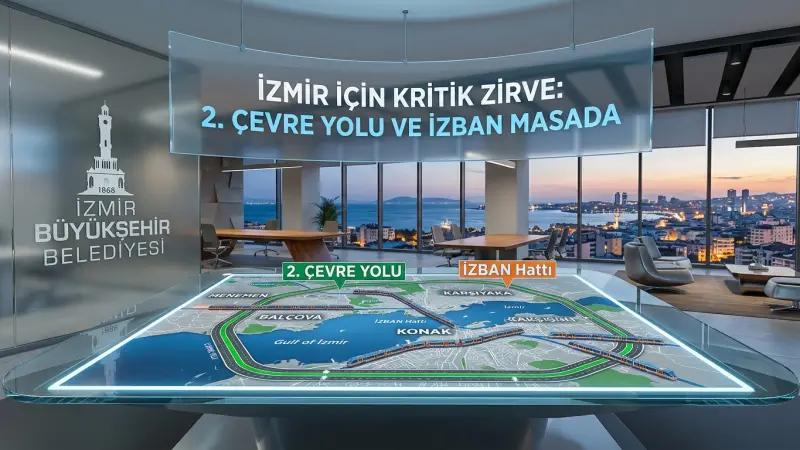 İzmir İçin Kritik Zirve: 2. Çevre Yolu ve İZBAN Masada