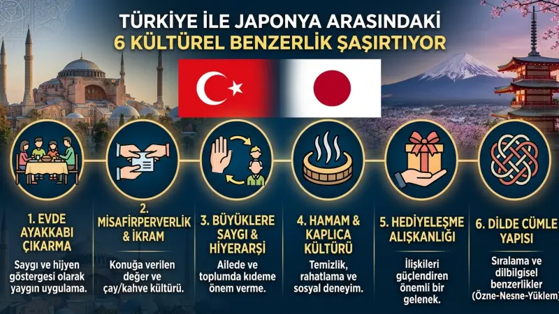 Türkiye ile Japonya Arasındaki 6 Kültürel Benzerlik Şaşırtıyor