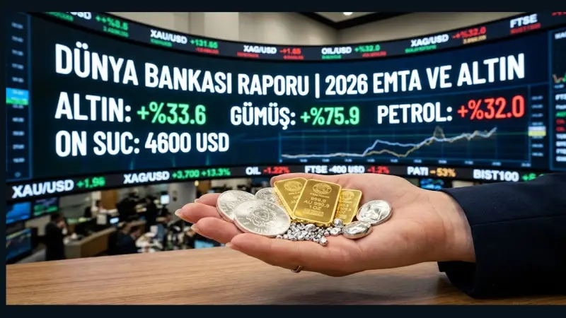 Dünya Bankası Altın ve Gümüş Tahminini Açıkladı: Yüzde 40 Artış
