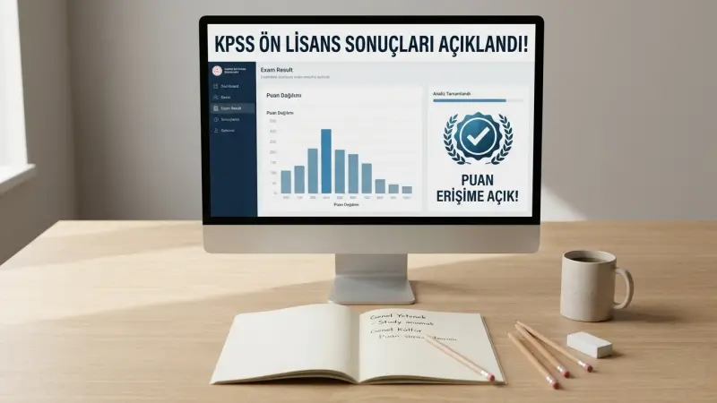 KPSS Ön Lisans Sonuçları Açıklandı! Puanlar Erişime Açıldı