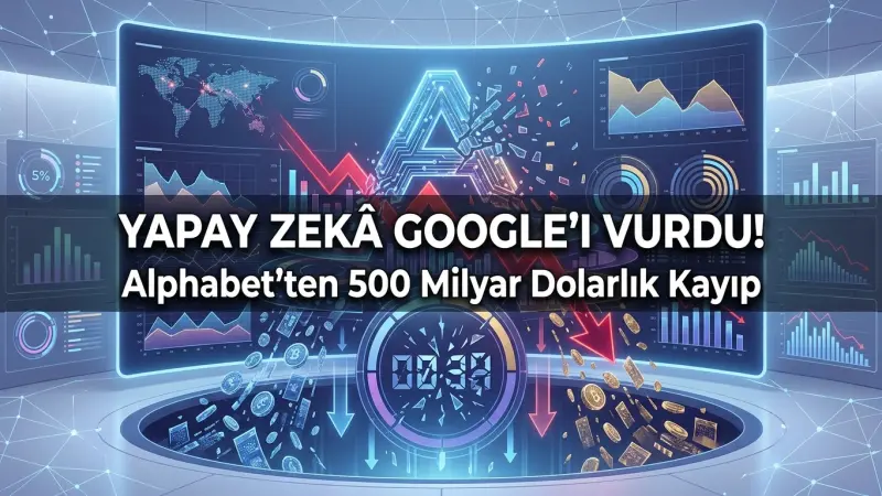 Yapay Zekâ Google’ı Vurdu! Alphabet’ten 500 Milyar Dolarlık Kayıp